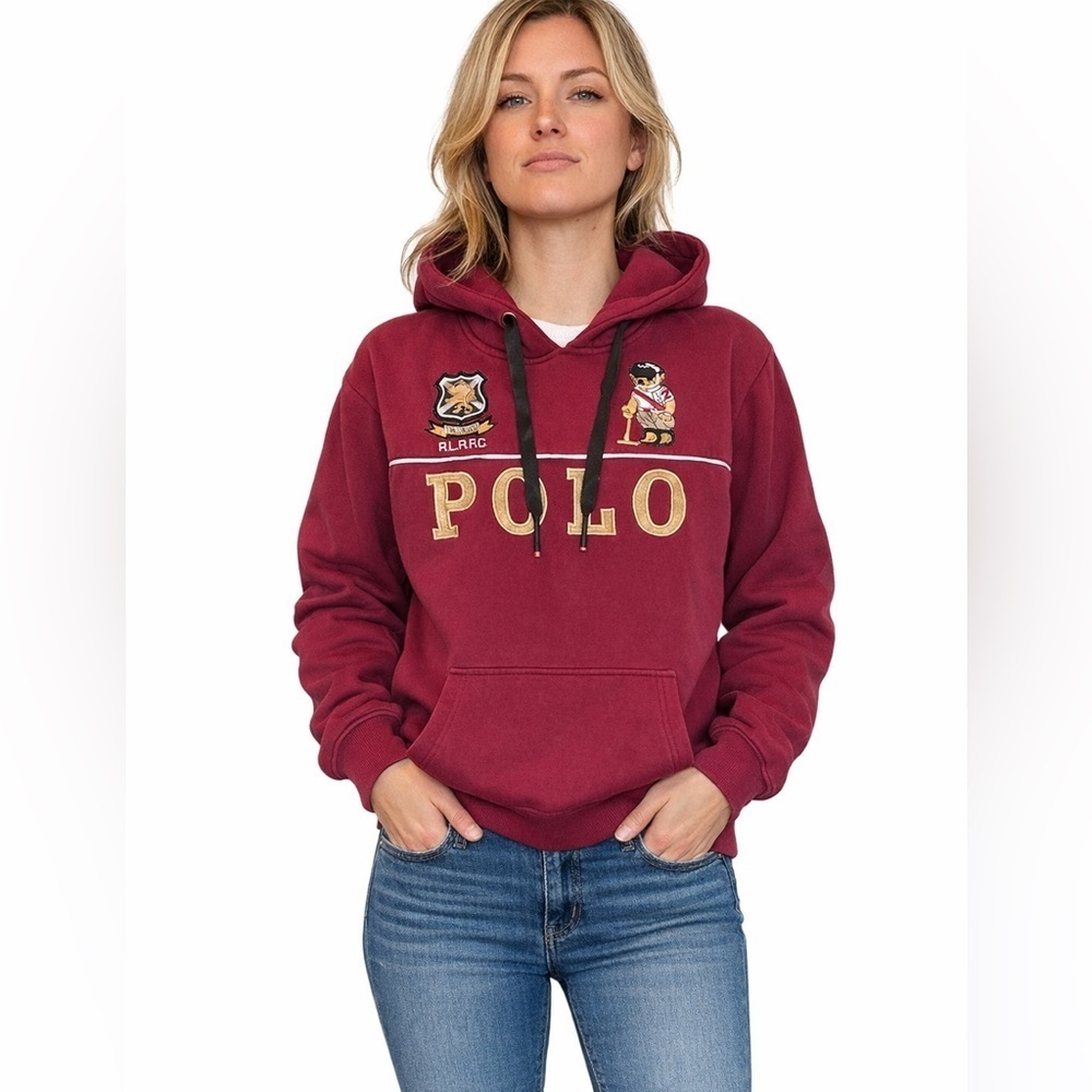 Polo by Ralph Lauren Burgundy Hoodie